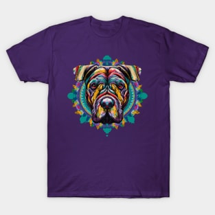 American Bully Trippy Artwork T-Shirt